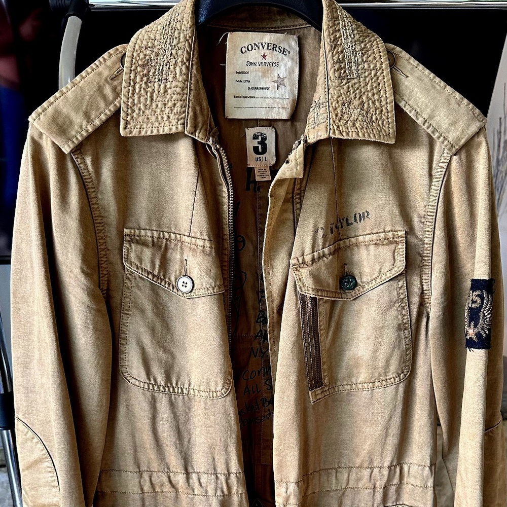 John Varvatos Chuck Taylor Military Jacket
